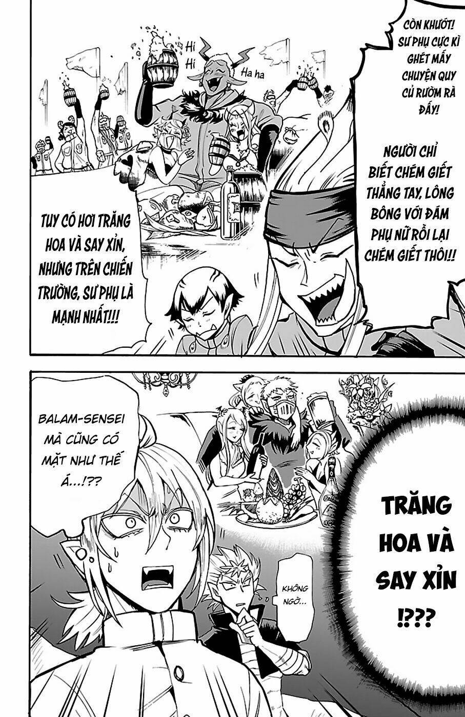 mairimashita! iruma-kun chapter 114: sư phụ trên chiến trường - Next chapter 115: azu trong chu kì Ác