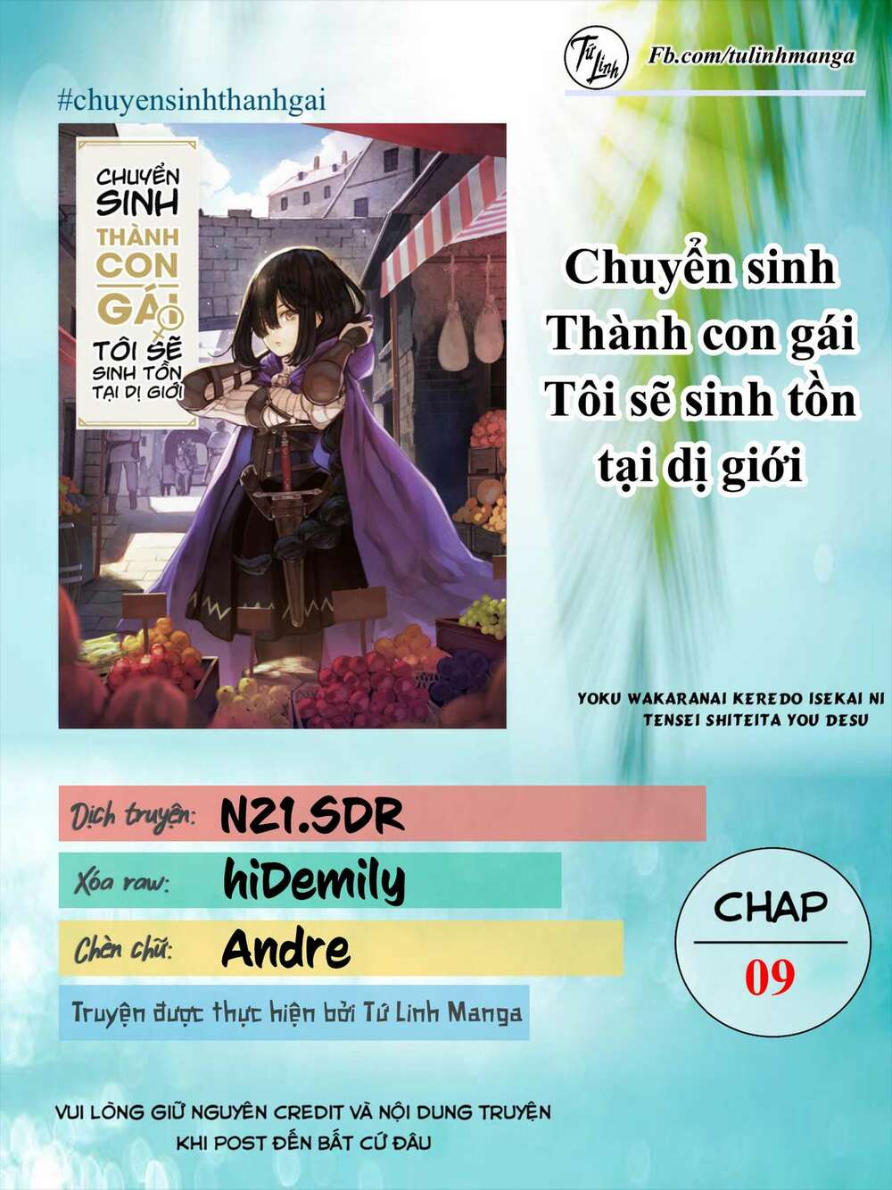 chuyển sinh thành con gái, tôi sẽ sinh tồn tại dị giới chapter 9 - Trang 2